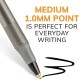 BIC Round Stic Xtra Life Ballpoint Pen, Medium Point (1.0mm), Black, 10-Count