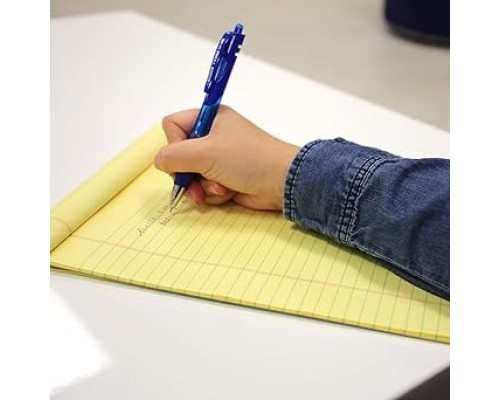 Writing Pad  50 Ct. 8.5" X 11.75" Canary Perforated Writing Pad