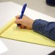 Writing Pad  50 Ct. 8.5" X 11.75" Canary Perforated Writing Pad