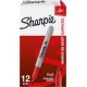 Red Sharpie Permanent Markers, Fine Point, Red, 12 Count