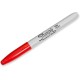 Red Sharpie Permanent Markers, Fine Point, Red, 12 Count