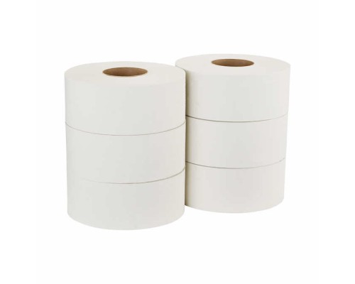 Marathon Jumbo Roll Bath Tissue, 2-Ply, 900 ft Rolls, 6 Rolls