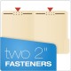  Manila Folder With 2 Embossed Fasteners, 1/3-Cut Tabs, Legal Size, Box Of 50