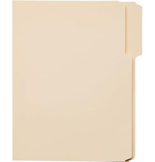File Folders, 1/3 Tab Cut, Legal Size (8.5X14), Manila, Pack Of 100 Folders