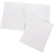 Two-Pocket Letter Folder, 25 set, White