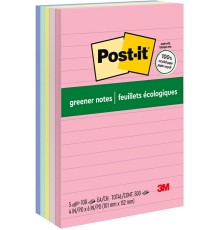 Post-it Greener Notes, 4 in x 6 in, 5 Pads, 100 Sheets/Pad, Clean Removal, Sweet Sprinkles Collection, Lined 4.9 out of 5 stars, average rating value. Read 248 Reviews. Same page link. 4.9   