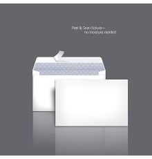  #6 3/4 Security Envelopes, 3-5/8" x 6-1/2", Clean Seal, White, Box Of 100