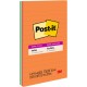 Post-it Super Sticky Lined Notes, 4 Sticky Note Pads, 5 x 8 in.