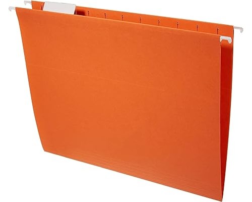 Hanging Organizer File Folder, Letter Size, Assorted Colors - Pack of 25