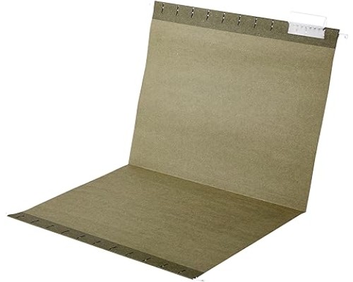 Hanging Organizer File Folder, Letter Size, Green - Pack of 25