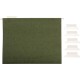 Hanging Organizer File Folder, Letter Size, Green - Pack of 25