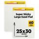 Post-it Super Sticky Easel Pad 25 in x 30 in White 30 Sheets