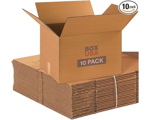 Moving Boxes Medium 18"L x 14"W x 12"H 10-Pack