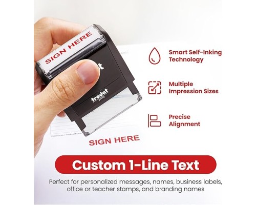 Self Inking 1 Line Custom Stamp  