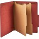 Folder with Prongs,Pressboard,2 Dividers,Letter Size,Pack of 10