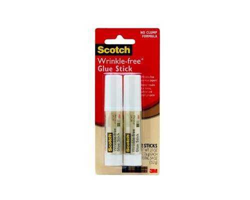 Scotch Wrinkle-Free Glue Sticks 6008WF-2, 2 Pack