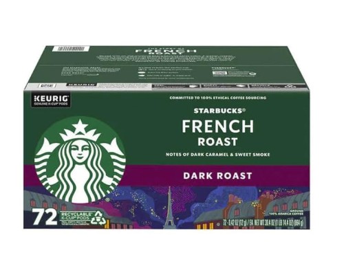 Generic Starbuck's K Cup Coffee Pods, Dark French Roast Coffee, 72ct..