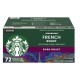 Generic Starbuck's K Cup Coffee Pods, Dark French Roast Coffee, 72ct..