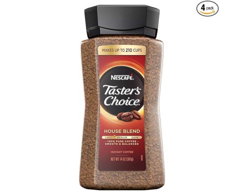 NESCAFE Taster's Choice House Blend Instant Coffee, 14 oz. NESCAFE Taster's Choice House Blend Instant Coffee, 14 oz.