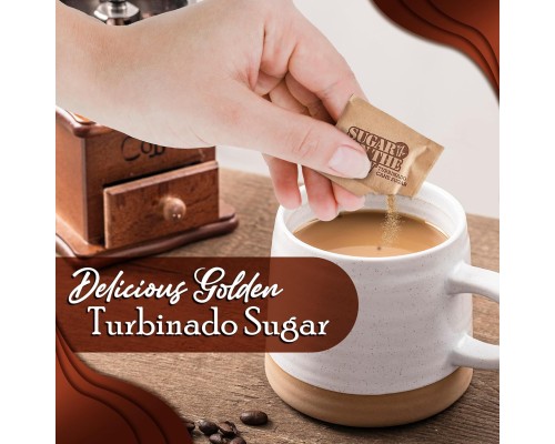 Sugar InThe Raw Packets 500 Count, Brown Sugar Packets, 