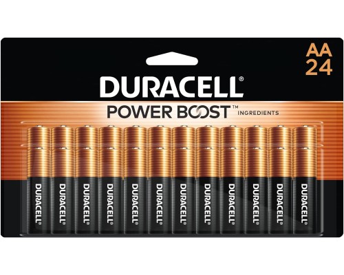 Duracell  AA Batteries with Power Boost Ingredients, 24 Count Pack