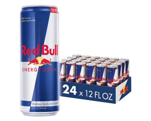 Red Bull Energy Drink, 12 Fl Oz, 24 Cans