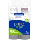 Dixie To Go Medium Paper Coffee Cups With Lids, 12 Oz, 156 Count, Disposable Cups For On-The-Go Hot Beverages