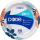 Dixie Medium Paper Plates, 8.5 Inch, 90 Count, 2X Stronger*,