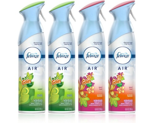 Febreze Air Freshener and Odor Eliminator Spray,8.8oz (Pack of 4)