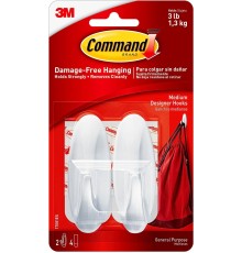 Hanging Wall Hooks with Adhesive Strips