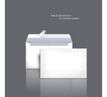  #6 3/4 Security Envelopes, 3-5/8" x 6-1/2", Clean Seal, White, Box Of 100